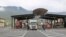 Armenia - A customs checkpoint on the Armenian-Georgian border, 15Apr2017.