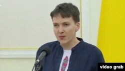 Ukrainian parliamentarian Nadia Savchenko (file photo)