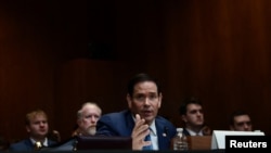 Secretarul de stat al SUA, Marco Rubio, este audiat în Congres cu privire la proiectul de buget pentru 2027 al Departamentului de Stat, la Washington, pe 3 iunie 2026.