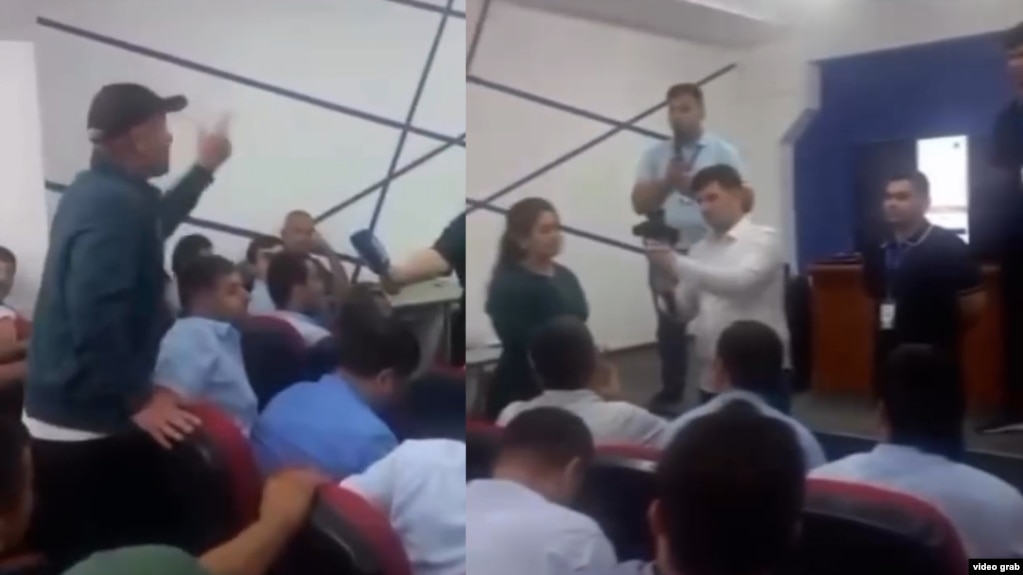 Эътирози гурӯҳе аз ронандагони таксӣ дар Душанбе