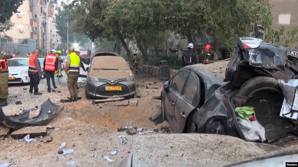 یکی از حملات موشکی ایران به تل‌آویو در روزهای گذشته