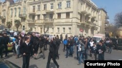 Bakıda etiraz aksiyası