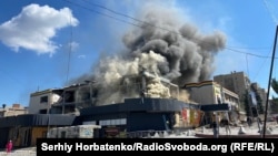 Наслідки влучання російської авіабомби по супермаркету в Краматорську. Краматорськ, Донецька область, 20 серпня 2026 року