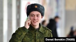 Only regular phones with no cameras and without an Internet connection are now allowed in the Russian armed forces.  (file photo)