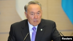 Kazakh President Nursultan Nazarbaev