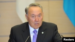 Kazakh President Nursultan Nazarbaev