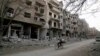 Разрушенные дома в Дамаске