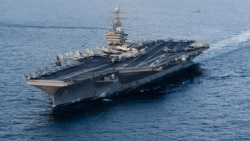 The USS Abraham Lincoln aircraft carrier is leading a naval strike force that has been deployed to regional waters near Iran. (file photo)