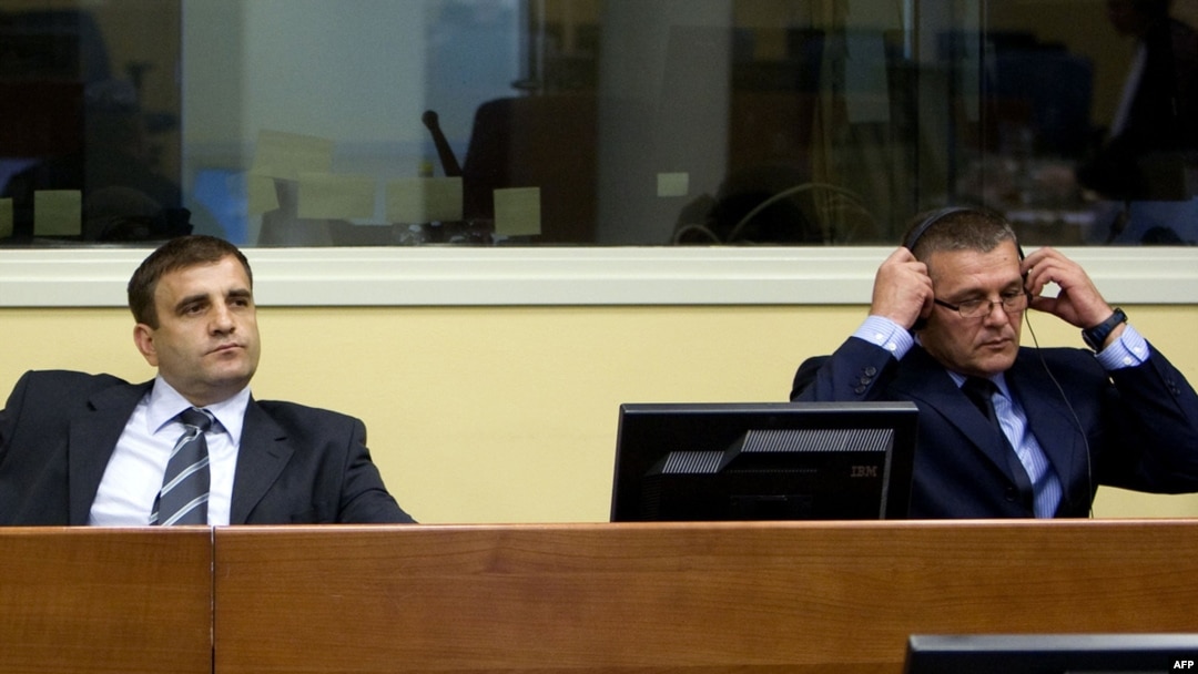 Milan i Sredoje Lukić na izricanju presude