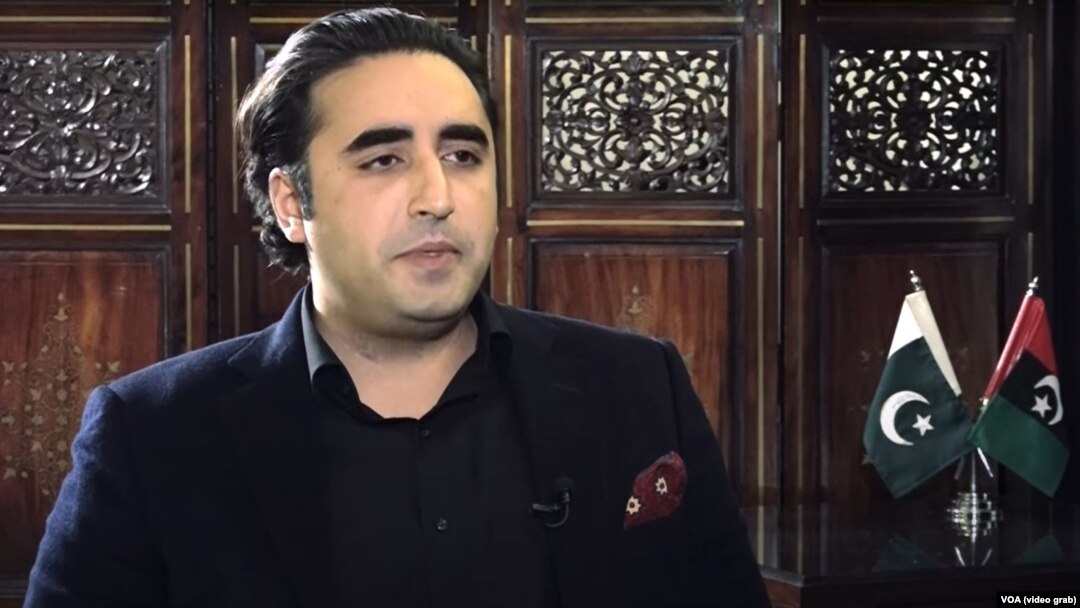 The chairman of the opposition Pakistan People's Party, Bilwal Bhutto Zadari.