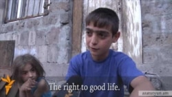 Armenian Teenager Has Questions To Government Officials