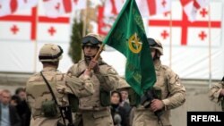 სამშვიდობო მისიის მონაწილე ქართველი ჯარისკაცები