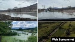 ზედა ორი კადრი 2026 წლის 7 მარტსაა გადაღებული (ელენე კაპანაძე), ქვედა ორი კი - 2023 წლის ივლისში (რადიო თავისუფლება)