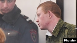 Russian soldier Valery Permyakov is serving a life sentence for murdering an Armenian family of seven in 2015. (file photo)