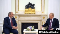 Встреча Путин-Пашинян в Москве, июль 2021 г․