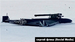 Російський дрон «Шахед» зі встановленим на ньому ПЗРК «Верба» для збиття повітряних цілей