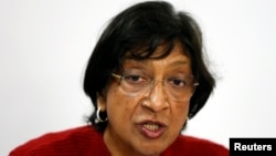 UN High Commissioner for Human Rights Navi Pillay 