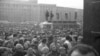 Рабочы страйк на плошчы Леніна. Менск, 1991 год.