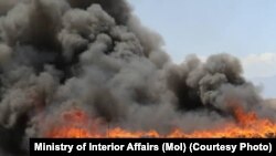 آتشزدن مواد مخدر