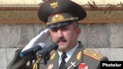 General Movses Hakobian, defense minister of the self-proclaimed Nagorno-Karabakh Republic.