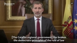 Spain's King Condemns Catalan Separatist Leaders