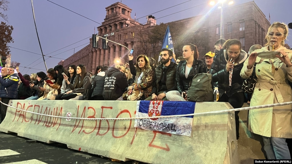 -Митинзи на поддржувачи на владата и поддршка за Дијана Хрка, 5 ноември 2025 година.