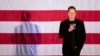 Elon Musk, CEO la Tesla and SpaceX, vorbind la o adunare electorală în favoarea lui Donald Trump, la 18 octombrie, la Philadelphia. 