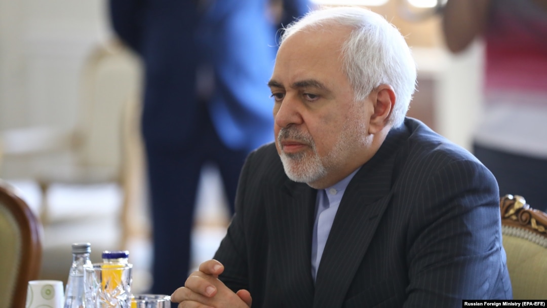 Iranian Foreign Minister Javad Zarif attends a meeting in Tehran.