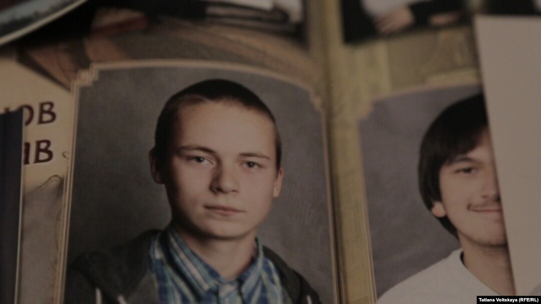 Yevgeny Pushkaryov was just 18 years of age when he was killed in eastern Ukraine fighting as a volunteer with pro-Russian rebels. 