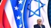 دونالد ترامپ پس از سخنرانی در اجلاس «شورای ملی اسرائیل-آمریکا»، ۲۰۱۹