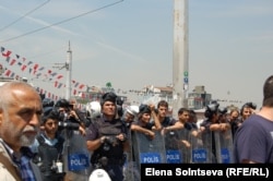 На площади Таксим перед началом штурма