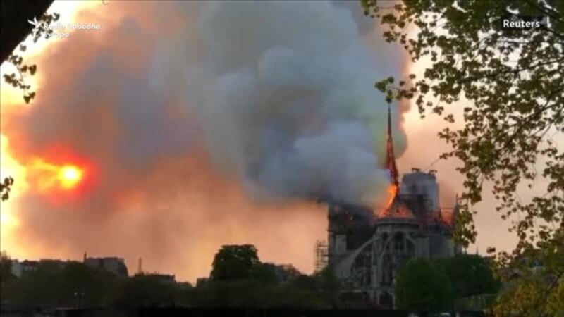 Požar zahvatio katedralu Notre Dame u Parizu