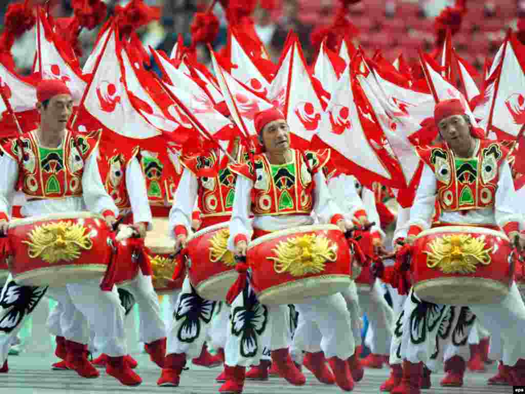 China -- The Preopening Show of the Opening Ceremony of the 2008 Olympic Games at the National Stadium, Beijing, 08Aug2008