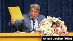 Iran -- Iranian interior minister Abdolreza Rahmani Fazli, speaking in a meeting in Tehran on Monday May 07, 2018.