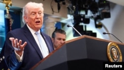 Predsednik SAD Donald Tramp, 6. april 2026.