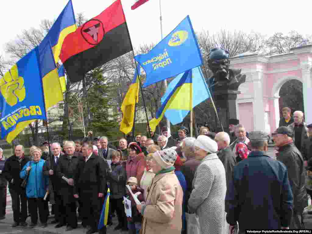 Мітинг пам&#39;яті поета в день його народження, 9 березня 2013 року