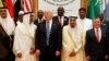 ترمپ می‌گوید در دیدارش با رهبران شرق میانه آن‌ها از قطر شکایت کردند