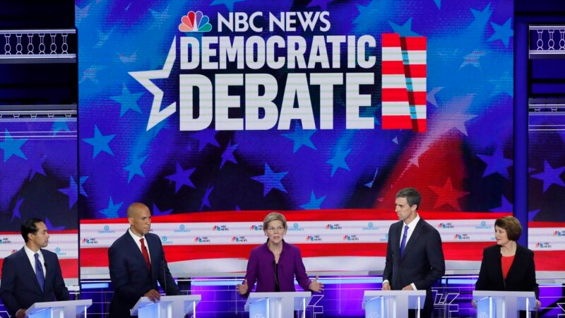 АКШ: демократ талапкерлер праймеризге чейинки дебатка катышты 