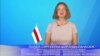Паліна Шарэнда-Панасюк ў час тэлевыступу да выбараў у Палату прадстаўнікоў