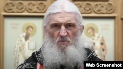 Father Sergiy Romanov made headlines last month when he forcibly seized control of a women's monastery with help from Cossack guards. (file photo)