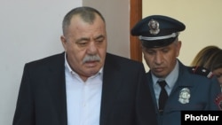 Бывший депутат, отставной генерал Манвел Григорян в суде, май 2019 г.