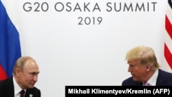 Президент Росії Володимир Путін і президент США Дональд Трамп провели зустріч на полях саміту G20 в Осаці (Японія), 28 червня 2019 року