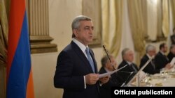 Президент Армении Серж Саргсян (архив)