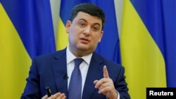 Ukrainian Prime Minister Volodymyr Hroysman