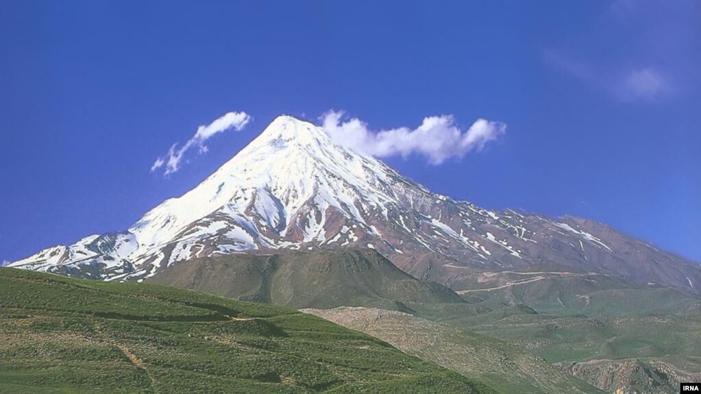 A view of the 18,400-feet-high Mount Damavand in Iran. File Photo
