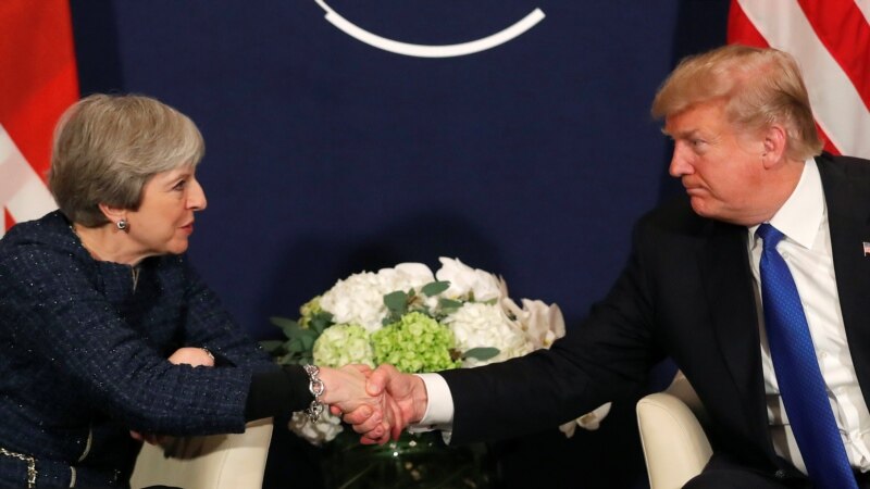 Tramp i Mej se sastali u Davosu 