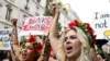 Femen Sends 'SOS Signal' To Davos 