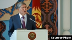 Президент Алмазбек Атамбаев. 11.3.2015.