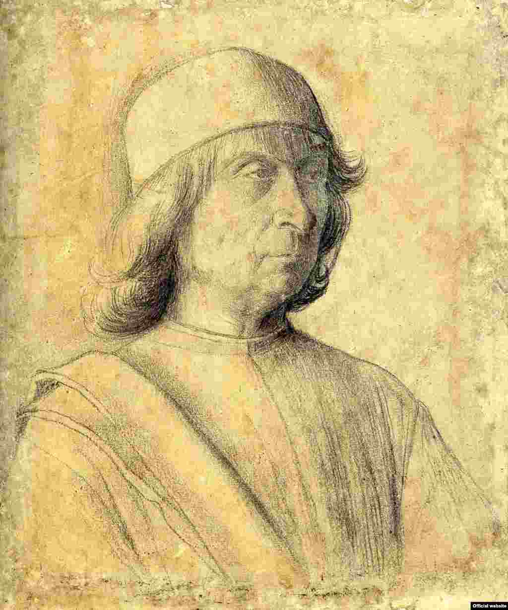 Gentile Bellini Portretul unui bărbat (autoportret?), c 1496 Berlin, National Museums in Berlin, Kupferstichkabinett © National Museums in Berlin, Jörg P. Anders (photo: Bode Musem press service courtesy)