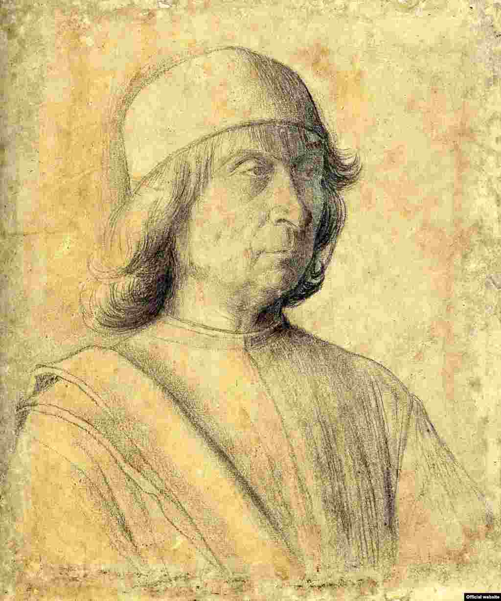 Gentile Bellini Portretul unui bărbat (autoportret?), c 1496 Berlin, National Museums in Berlin, Kupferstichkabinett © National Museums in Berlin, Jörg P. Anders (photo: Bode Musem press service courtesy) 